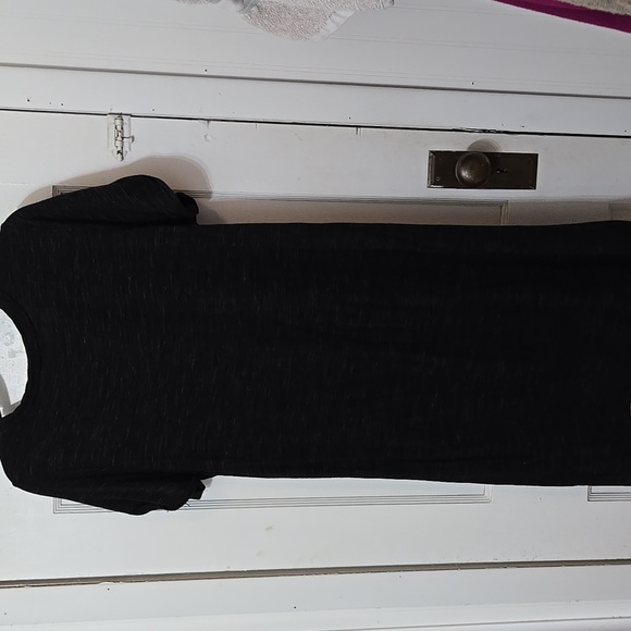 Dalia Black Short Sleeve Dress with Pockets Womens Medium - Picture 5 of 6